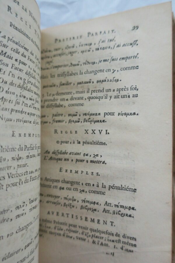 Grecque Nouvelle Méthode pour Apprendre facilement.. langue grecque 1731 – Image 7