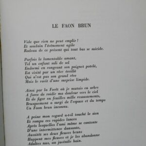 Guéguen La Chasse du Faon rose + dédicace