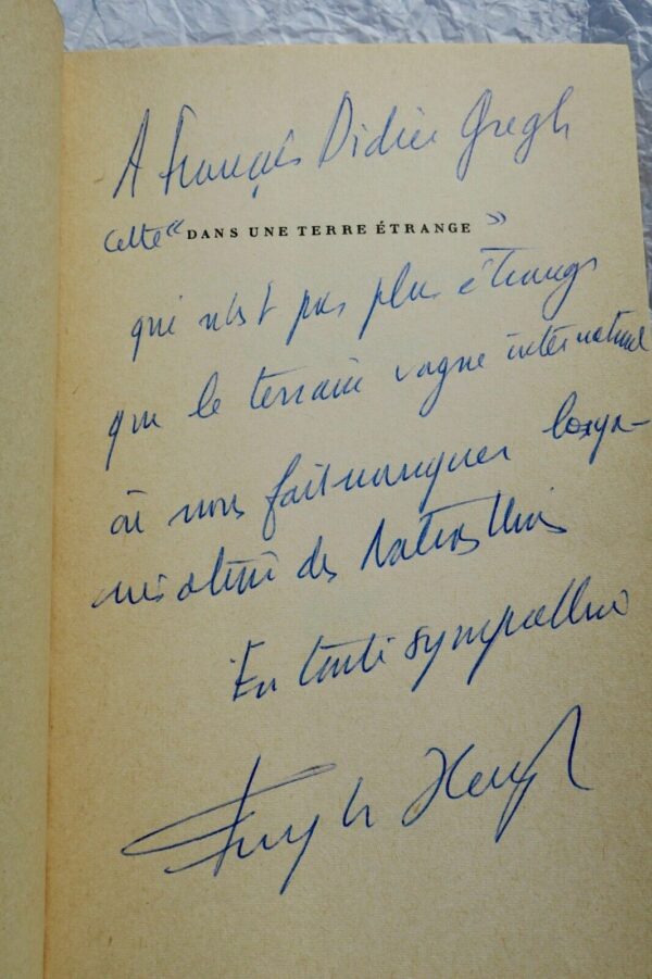 HOVEYDA (Fereydoun). Dans une terre étrange 1967 + dédicace – Image 8