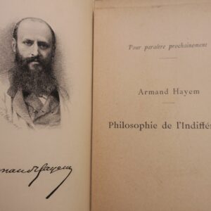 Hayem  DUMAS Oeuvres posthumes. Vérité & apparences 1891