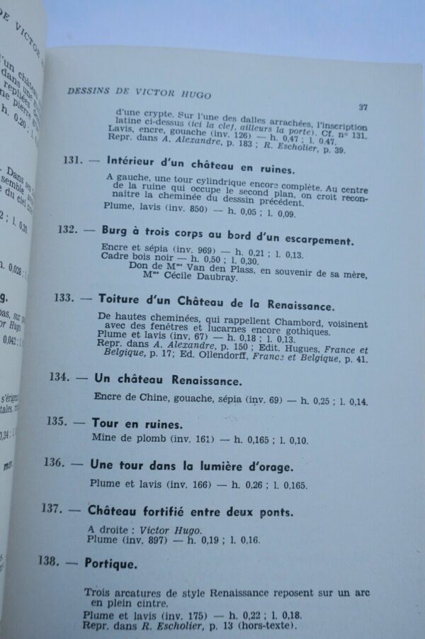 Hugo VILLE DE PARIS Maison de Victor Hugo. Catalogue 1957 – Image 5
