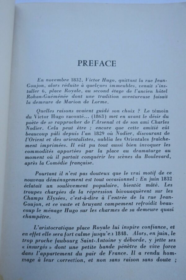 Hugo VILLE DE PARIS Maison de Victor Hugo. Catalogue 1957 – Image 7