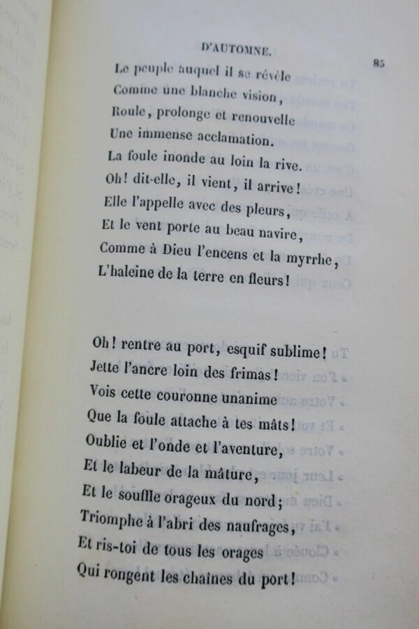 Hugo (Victor) Poésie IV. Les feuilles d'automne. Delloye, Paris, 1841 – Image 6