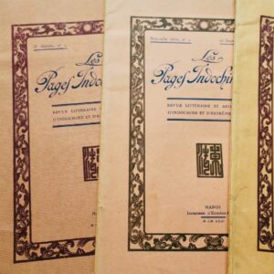 Indo Pages Indochinoises revue littéraire et artistique d'Indochine 1923-25