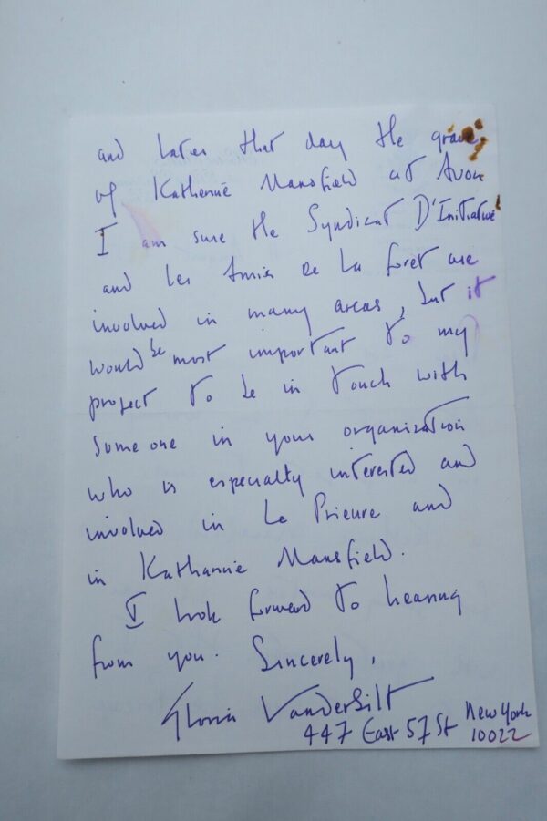 Katherine Mansfield / Vanderbilt – Image 4