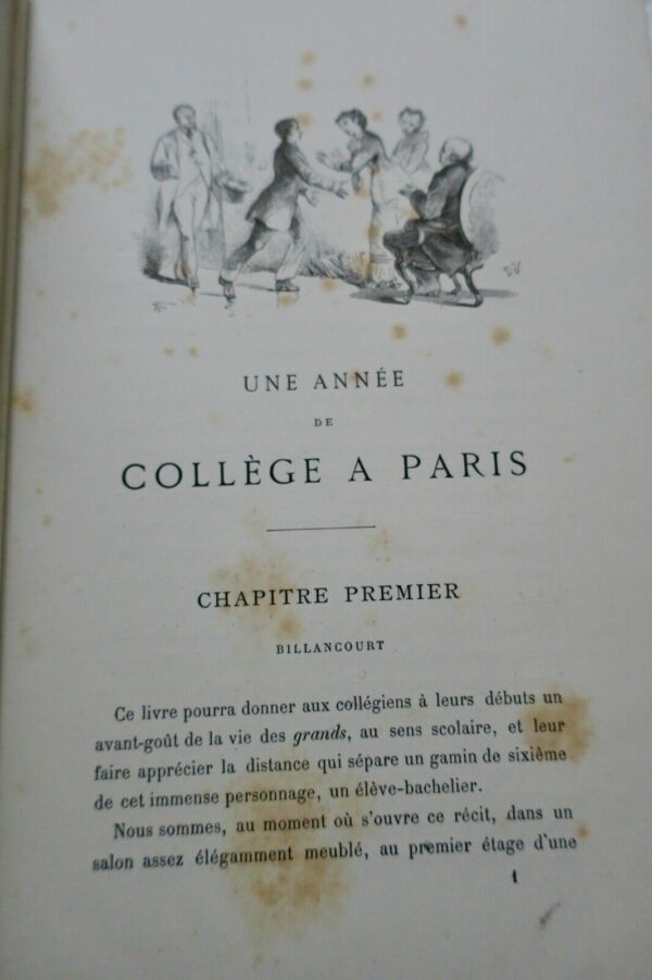 LAURIE (André). Une année de collège à Paris. Paris, Collection Hetzel – Image 5