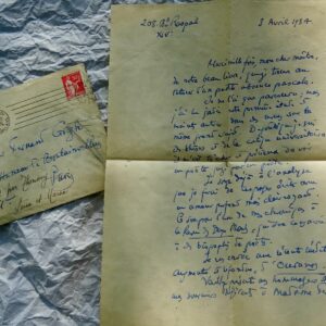 Le Dantec lettre autographe