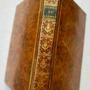 MALHERBE Poesies de Malherbe 1776