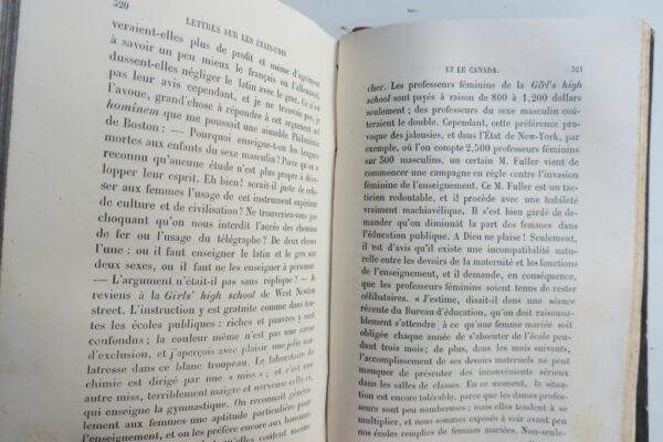 MOLINARI Lettres sur les Etats-unis et le Canada 1876 – Image 7
