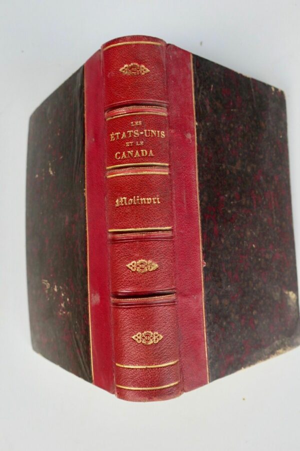 MOLINARI Lettres sur les Etats-unis et le Canada 1876