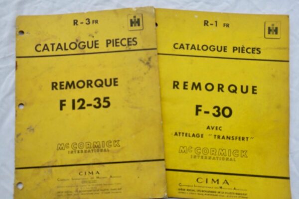 Mc Cormick  REMORQUES catalogue pièces – Image 3