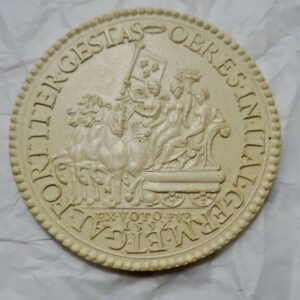 Médaille en plâtre 57 mm.