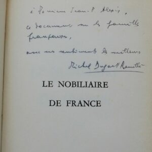 Nobiliaire de France Dugast 1972