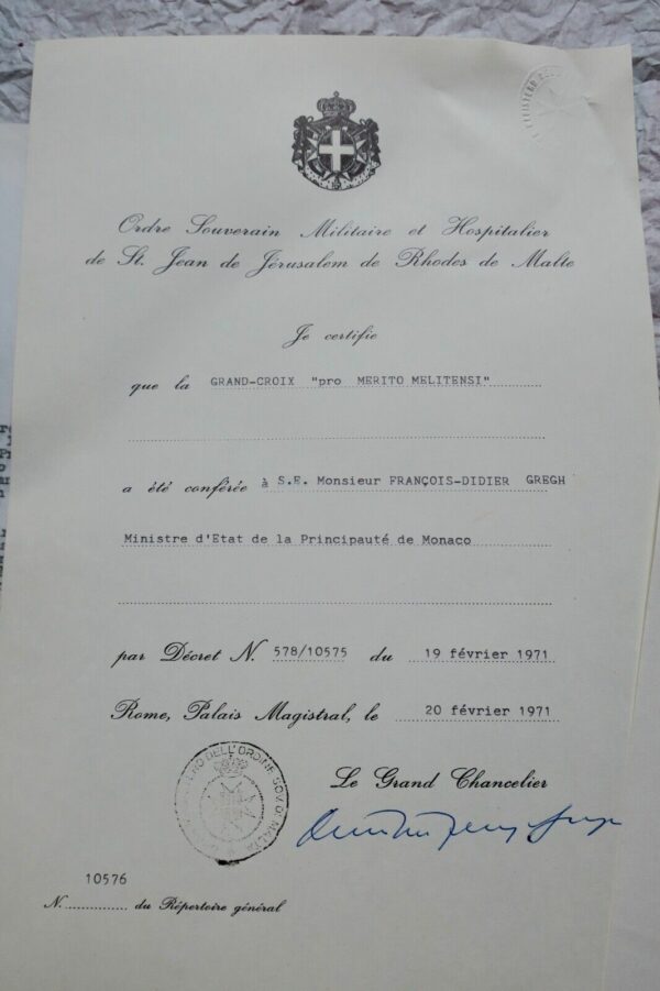 Ordre souverain militaire et hospitalier St Jean de Jérusalem de Rhodes de Malte – Image 4