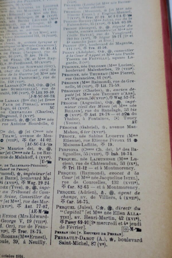 PARIS Tout-Paris. Annuaire de la Société Parisienne 1935 – Image 4