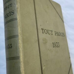 PARIS Tout-Paris. Annuaire de la Société Parisienne 1935