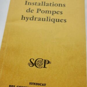 POMPES Installations de pompes hydrauliques