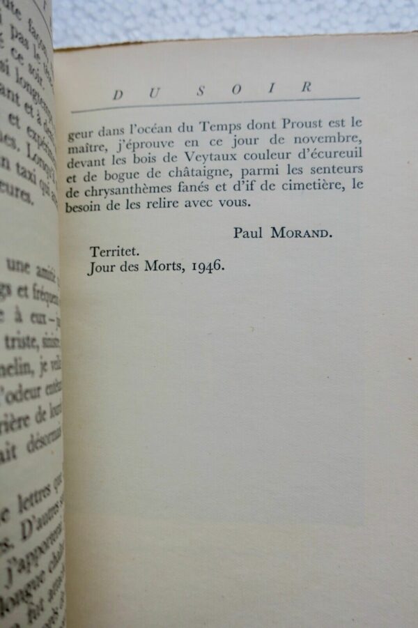 PROUST MORAND (Paul). Le Visiteur du soir – Image 7