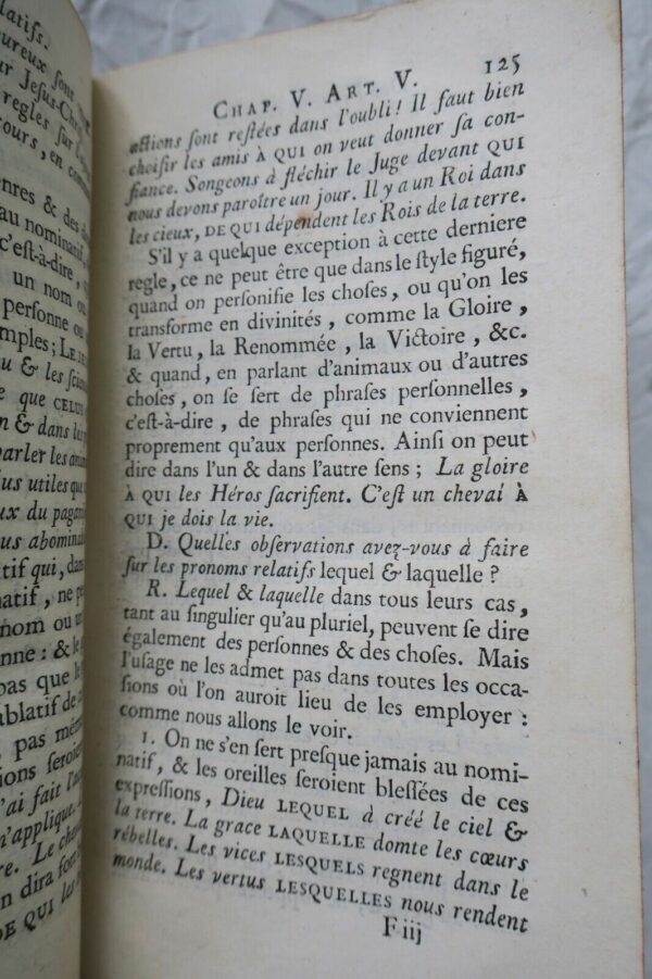 Principes généraux et raisonnés de la grammaire françoise 1755 – Image 6