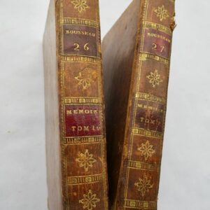 ROUSSEAU les confessions  1789 réveries du promeneur solitaire