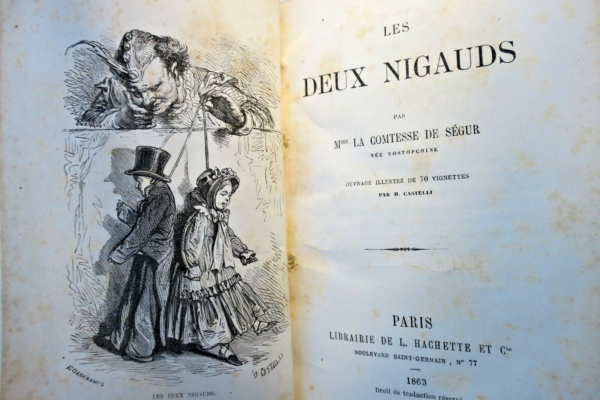 SEGUR LES DEUX NIGAUDS HACHETTE 1863 EO – Image 8