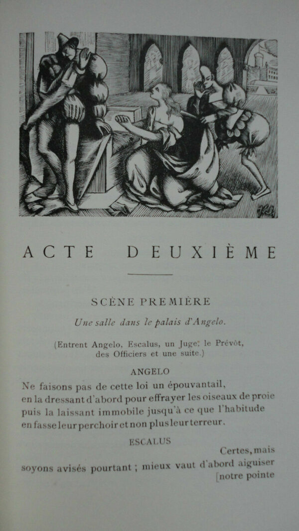 SHAKESPEARE Mesure pour mesure ILLUSTRE par Gambert – Image 5