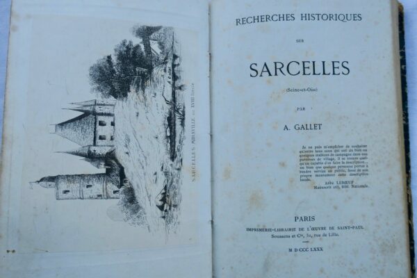 Sarcelles Recherches historiques sur Sarcelles.Gallet 1880 – Image 13