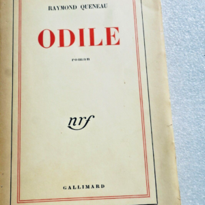 Surréalisme QUENEAU (Raymond) Odile EO