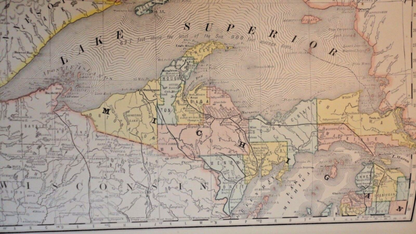 USA New Indexed Family Atlas of the United States 1884 – Image 7