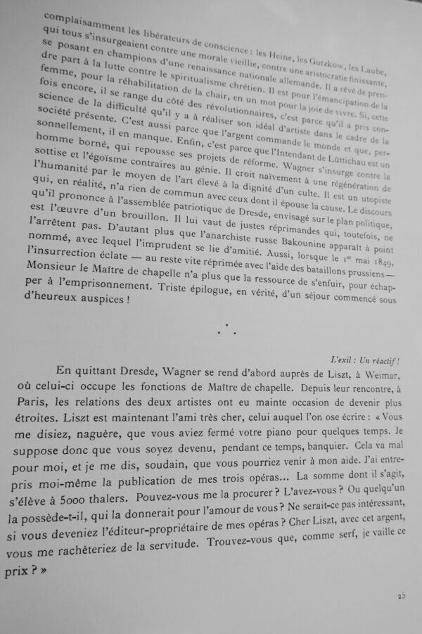Wagner  LA VIE ET L'OEUVRE DE RICHARD WAGNER PAR L'IMAGE 1938 – Image 12