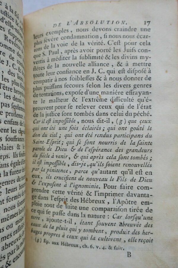 absolution TRAITE DU DELAI DE L'ABSOLUTION, OU L'ON EXAMINE SI L'ON DOIT 1756 – Image 5