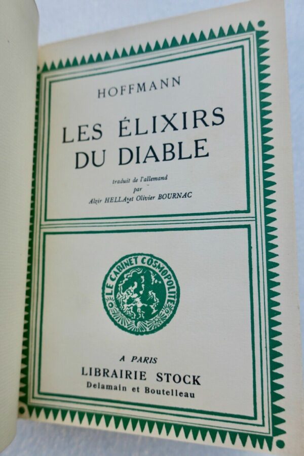 élixirs du diable histoire posthume du capucin Médard