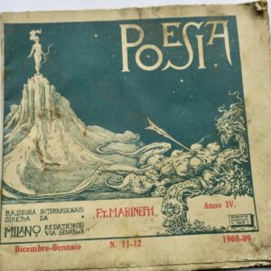 futurisme MARINETTI POESIA 1908-09 n°11-12