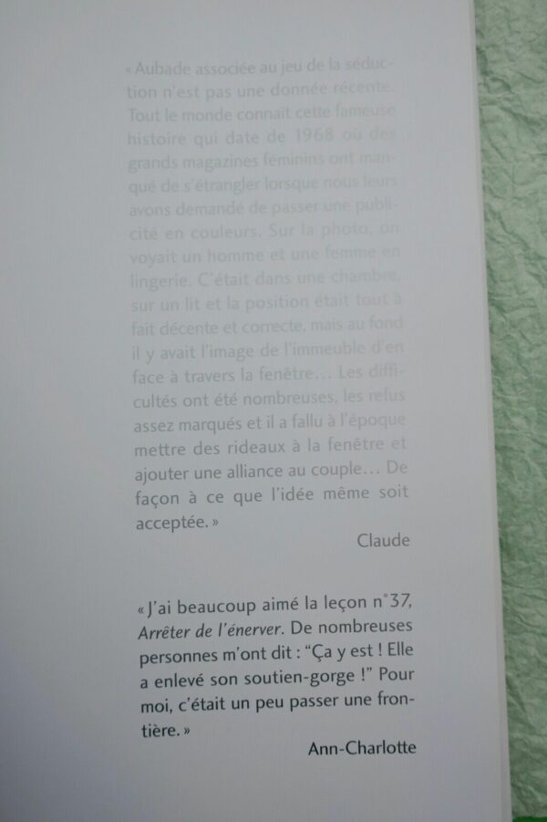 lingerie AUBADE l'art d'aimer 10 ans de leçons de séduction – Image 14