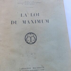loi du maximum 1927