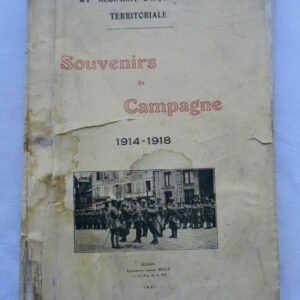 21 e régiment f'infanterie territoriale 1914-1918