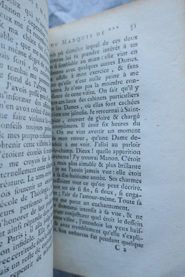 Abbé Prévost Mémoires et aventures d'un homme de qualité 1789 – Image 6