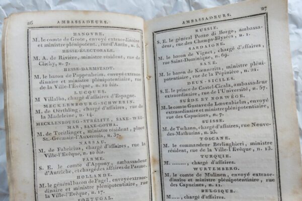Almanach de la Cour, de la Ville et des Départements 1831 – Image 7