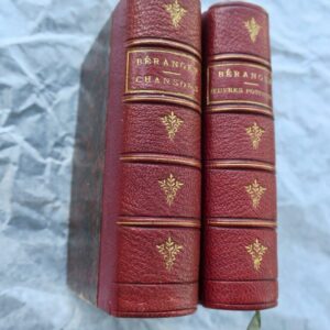 BERANGER  chansons et oeuvres posthumes Béranger. 1863 MINI