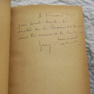 Bataille Henry Les soeurs d'amour  + dédicace