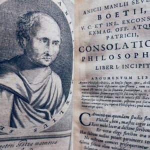 Boece Boethius Consolationis philosophiae 1656