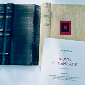 Boris VIAN  illust. TOPOR...  OEUVRES ROMANESQUES