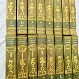 Bory de Saint-Vincent Classic Dictionary of Natural History