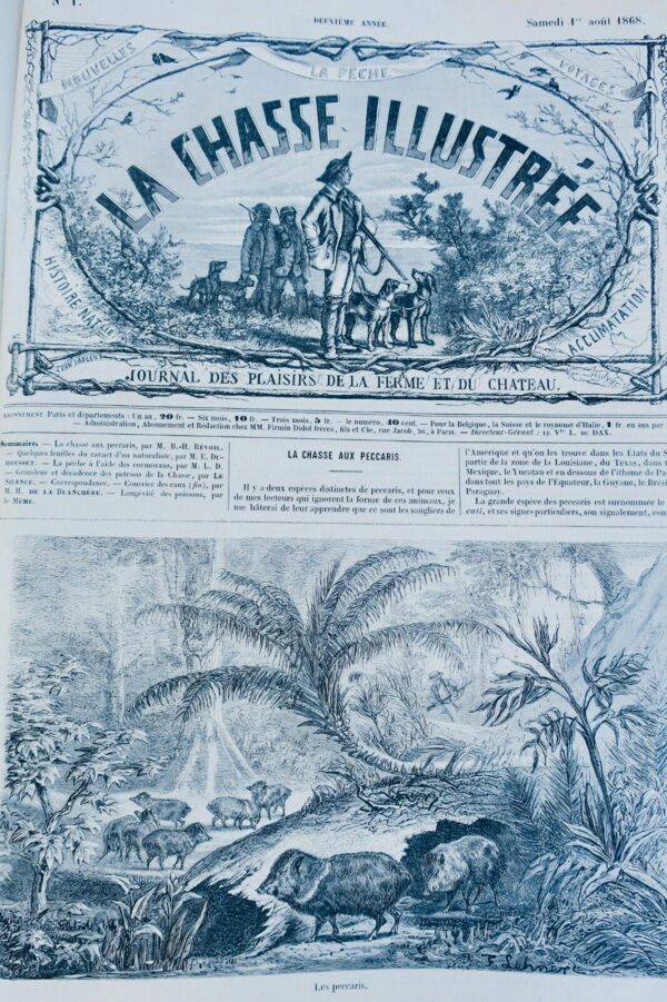 Chasse illustrée - Journal des plaisirs de la ferme et du château 1868-1869 – Image 4