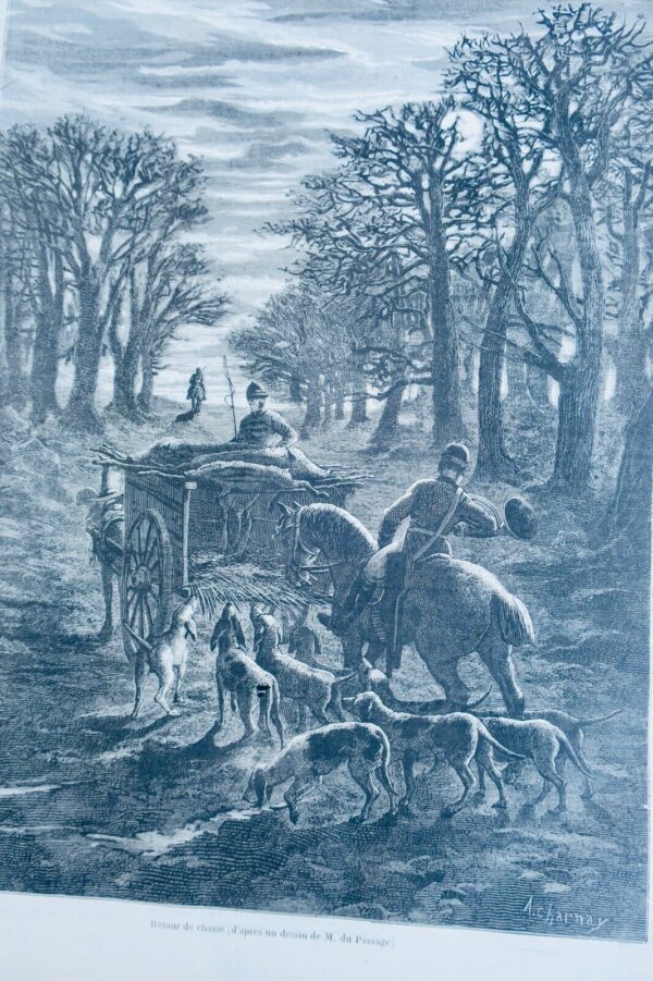 Chasse illustrée - Journal des plaisirs de la ferme et du château 1868-1869 – Image 6