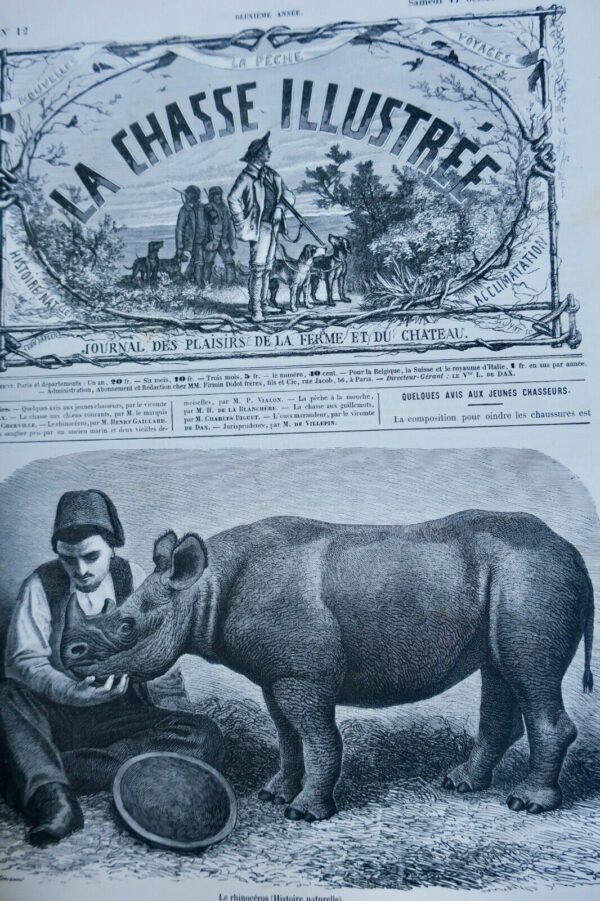 Chasse illustrée - Journal des plaisirs de la ferme et du château 1868-1869 – Image 8