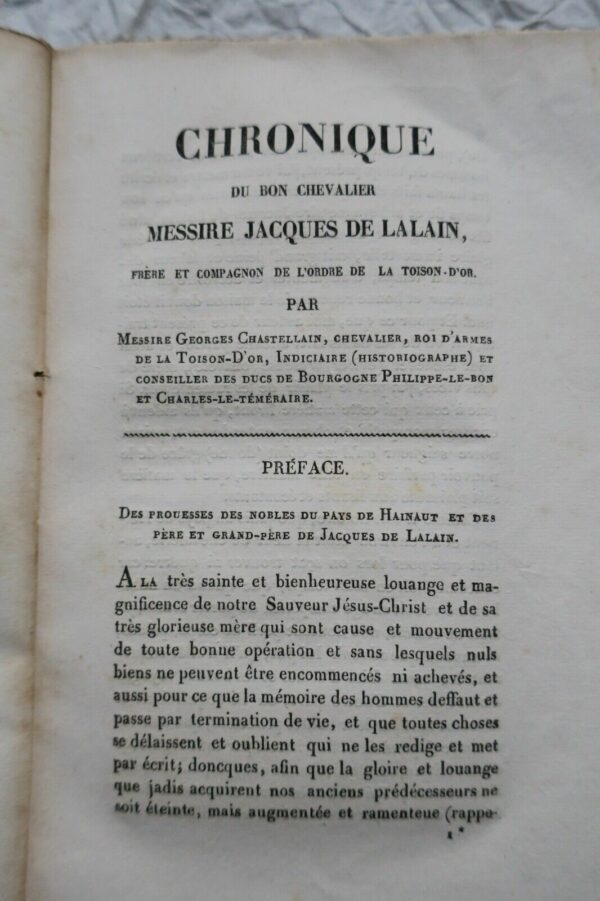 Chronique de J. de Lalain / Chastellain / Buchon – Image 6