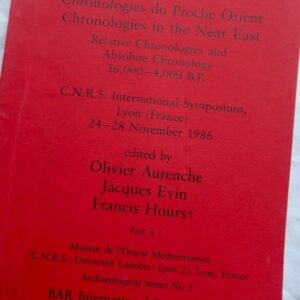 Chronologies du Proche Orient/Chronologies in the Near East..