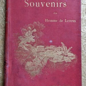 DAUDET  Souvenirs d’un Homme de lettres. EO