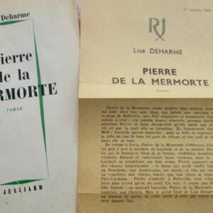 DEHARME Lise Pierre de la Mermorte